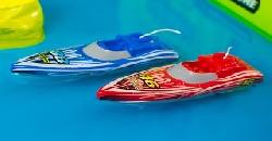 Toy Boats for Kids Sharper Image RC Speed Boat Racing Playset Toys for Boys Kinder Playtime