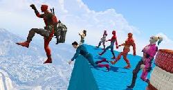 Superheroes EVENTS DAY, EXTREME FUNNY RACES (GTA 5 Funny Superhero Contest)
